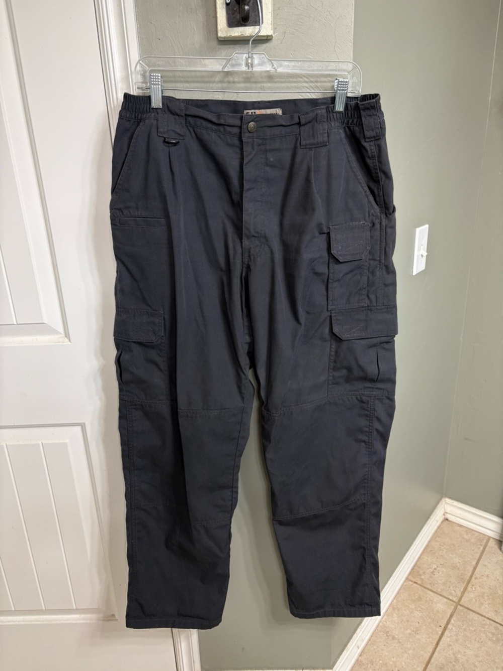 5.11 Tactical Black Cargo Pants with Multiple Pockets
